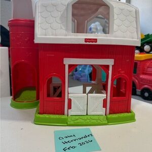 Fisher-Price Red and White Barn Playset